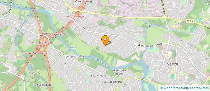 localisation de l'entreprise MADAME NOLWENN MENEC  VERTOU