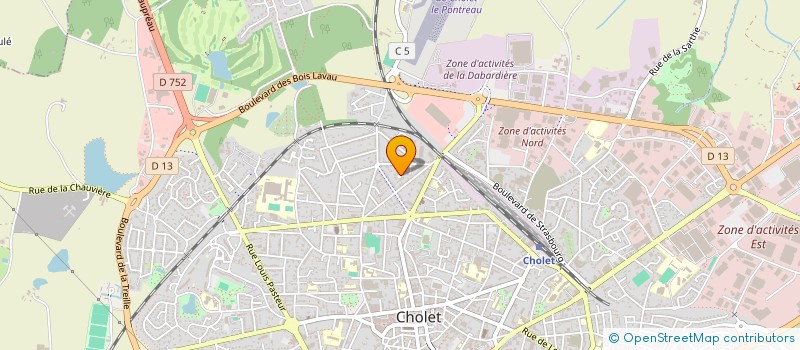 localisation de l'entreprise MADAME NOLWENN PENSIVY à CHOLET