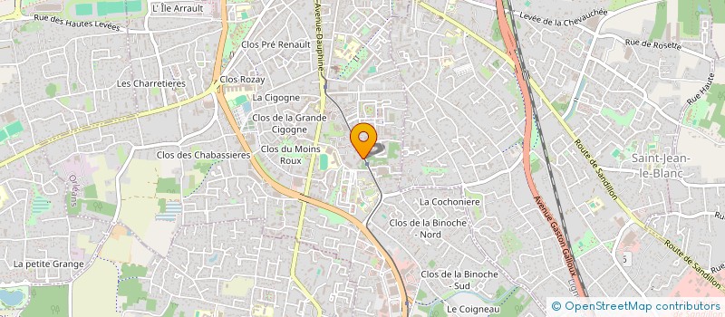 localisation de l'entreprise MADAME NOLWENN POQUET  ORLEANS