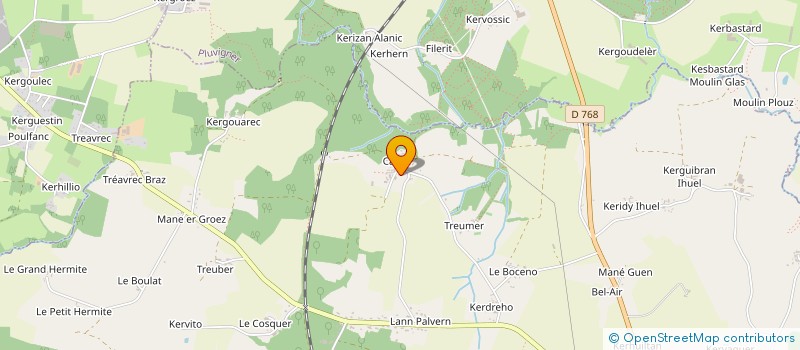 localisation de l'entreprise MADAME NOLWENN PROUST  BRECH