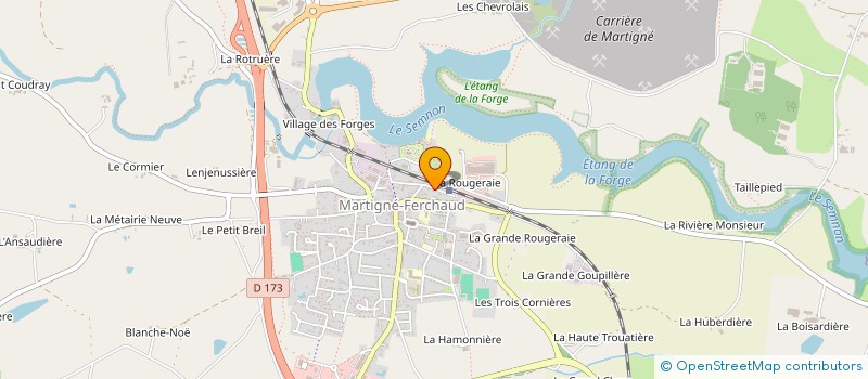 localisation de l'entreprise MADAME NOLWENN RENAUD  MARTIGNE-FERCHAUD