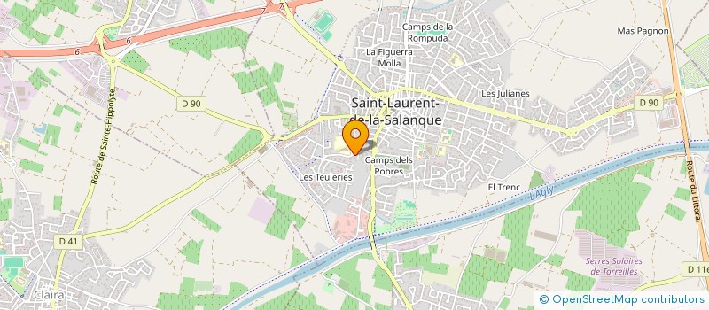 localisation de l'entreprise MADAME NOLWENN RENAULT  SAINT-LAURENT-DE-LA-SALANQUE