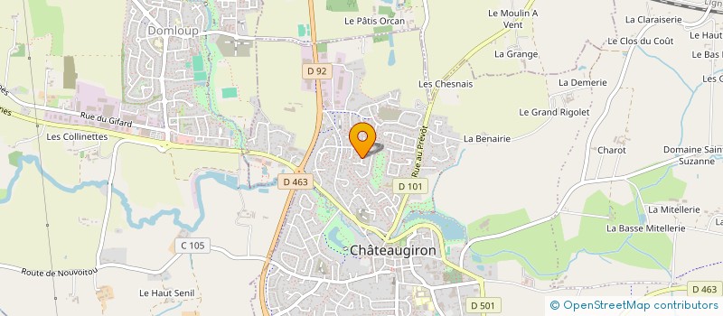 localisation de l'entreprise MADAME NOLWENN RUPIN  CHATEAUGIRON