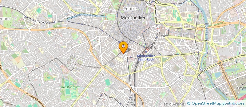 localisation de l'entreprise MADAME NOLWENN STEPHANT à MONTPELLIER