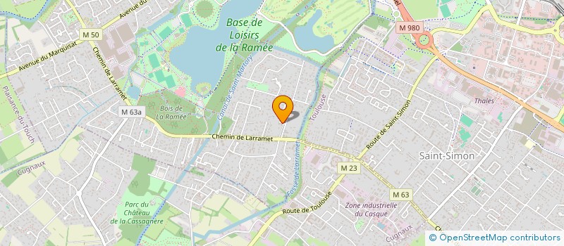 localisation de l'entreprise MADAME NOLWENN THIERES à TOURNEFEUILLE