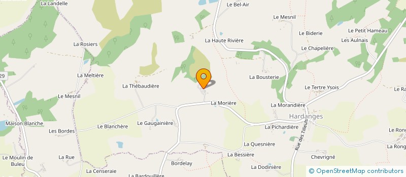 localisation de l'entreprise MADAME NOLWENN TIMON  HARDANGES