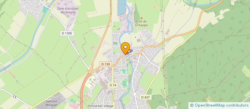 localisation de l'entreprise MADAME NOLWENN TOURNIER  DOUBS