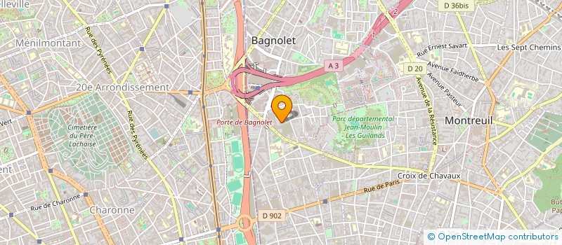 localisation de l'entreprise MADAME NOLWENN TREICH à BAGNOLET