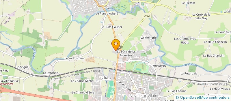 localisation de l'entreprise MADAME NOLWENN TREMBLAY  NOYAL-SUR-VILAINE