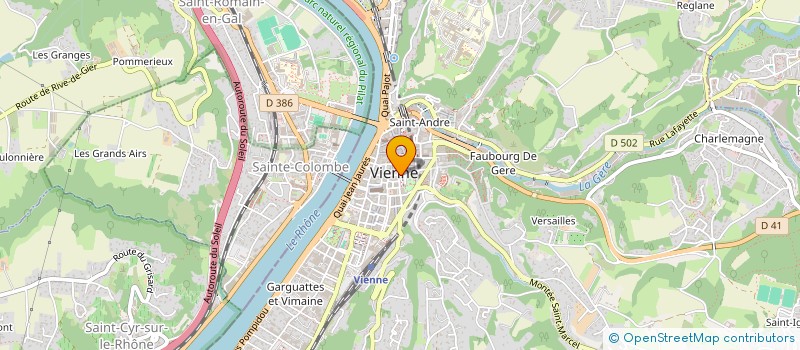 localisation de l'entreprise MADAME NOLWENN VILLERBU  VIENNE