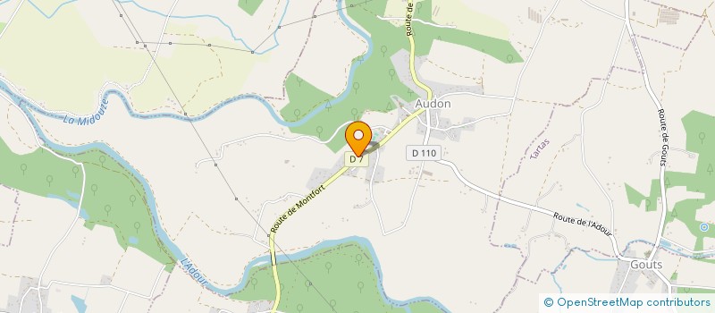 localisation de l'entreprise MADAME NOLWENN VITTER  PONTONX-SUR-L'ADOUR