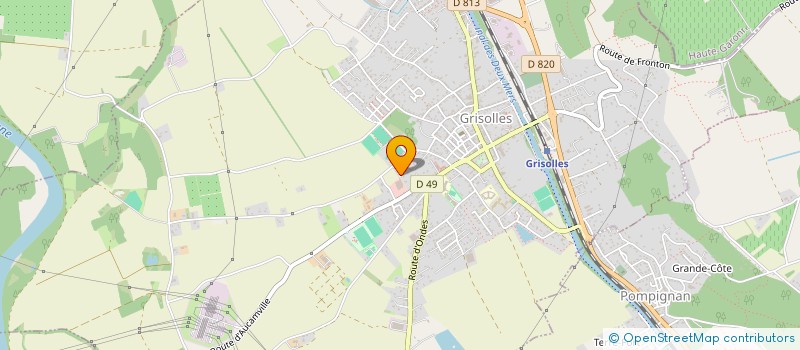 localisation de l'entreprise MADAME NOLWENN ZOBA TEMBET  GRISOLLES