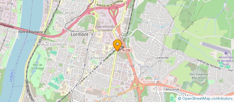 localisation de l'entreprise MADAME NOLWENNE GUEDES  LORMONT