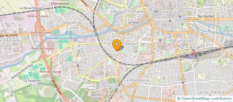 localisation de l'entreprise MADAME NOMAGBE MEITE  RENNES