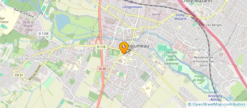 localisation de l'entreprise MADAME NOMENJANAHARY RANDRIANARIMANANA à LONGJUMEAU