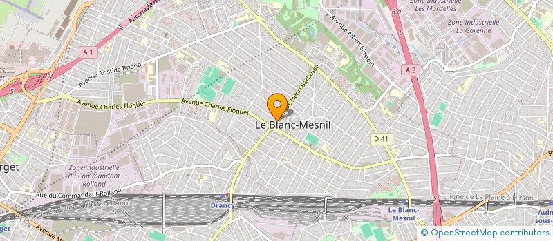 localisation de l'entreprise MADAME NONA BADOEVA à LE BLANC-MESNIL