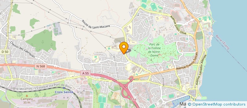 localisation de l'entreprise MADAME NONCE QUATTROCHI à MARTIGUES