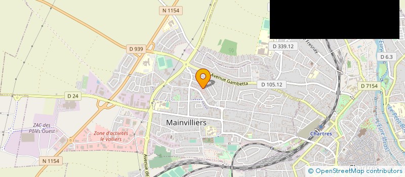 localisation de l'entreprise MADAME NONGA-SARA KIDINDA à MAINVILLIERS