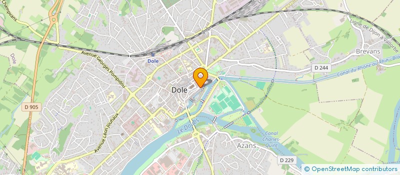 localisation de l'entreprise MADAME NONGOBZANGA NIKIEMA  DOLE