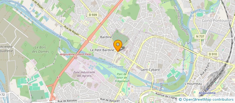 localisation de l'entreprise MADAME NOOR HEMAIDI  SAINT-YRIEIX-SUR-CHARENTE