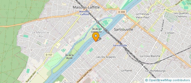 localisation de l'entreprise MADAME NOOR SOUILAH  SARTROUVILLE