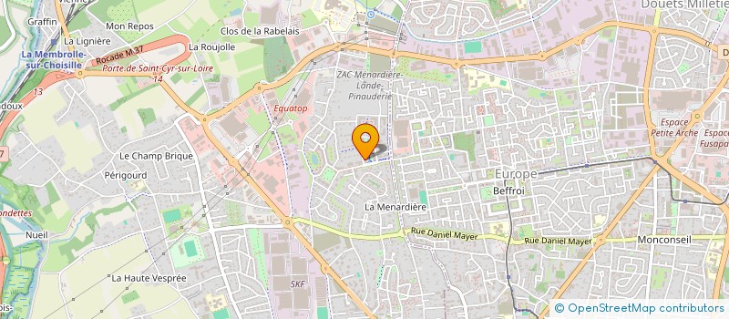 localisation de l'entreprise MADAME NOORA AUGAND  SAINT-CYR-SUR-LOIRE