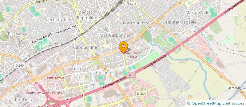 localisation de l'entreprise MADAME NOR EL HOUDA DJEGHOUD  NIMES