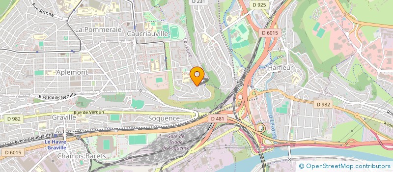 localisation de l'entreprise MADAME NOR HENA BENABDALLAH BENARMES à LE HAVRE