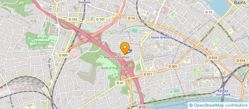 localisation de l'entreprise MADAME NORA ABDELMALEK  ARGENTEUIL