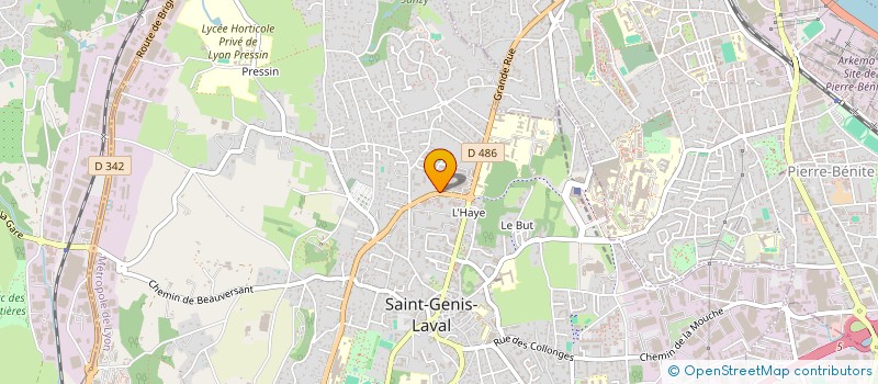 localisation de l'entreprise MADAME NORA ACHOUR  SAINT-GENIS-LAVAL