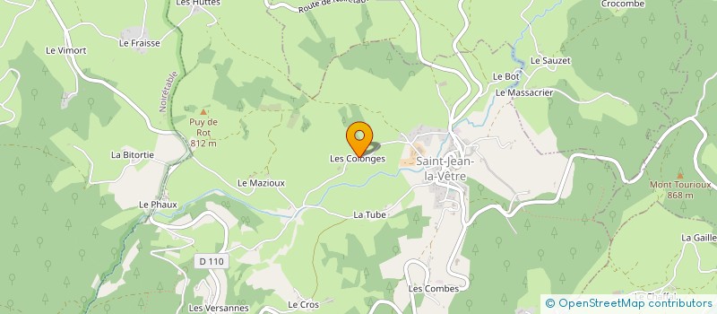 localisation de l'entreprise MADAME NORA ADDOUT  SAINT-JEAN-LA-VETRE