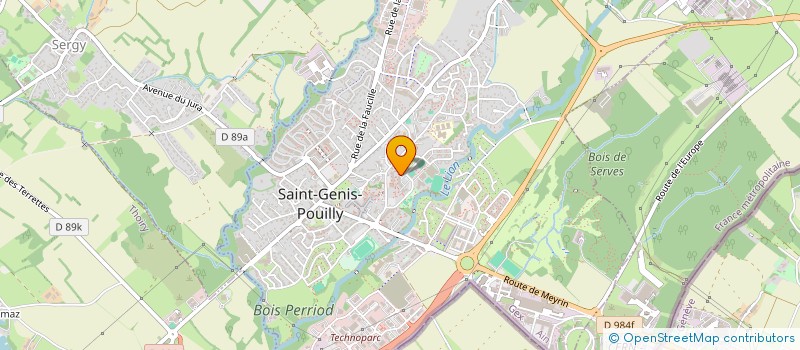 localisation de l'entreprise MADAME NORA AHBATA  SAINT-GENIS-POUILLY