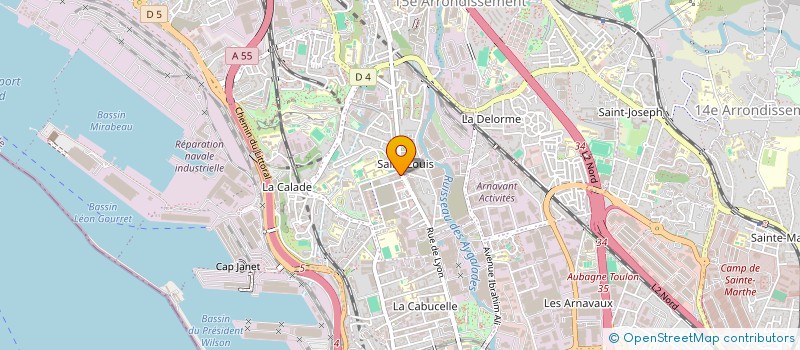 localisation de l'entreprise MADAME NORA AISSANI à MARSEILLE