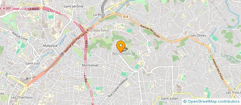 localisation de l'entreprise MADAME NORA AISSAT à MARSEILLE 12EME