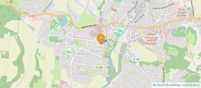 localisation de l'entreprise MADAME NORA AIT HAMMOUD  CHARVIEU-CHAVAGNEUX