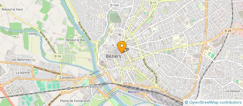localisation de l'entreprise MADAME NORA ALAOUI  BEZIERS