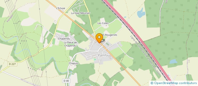 localisation de l'entreprise MADAME NORA ALLOUANE  PAMFOU