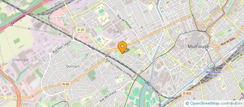localisation de l'entreprise MADAME NORA ALMI  MULHOUSE
