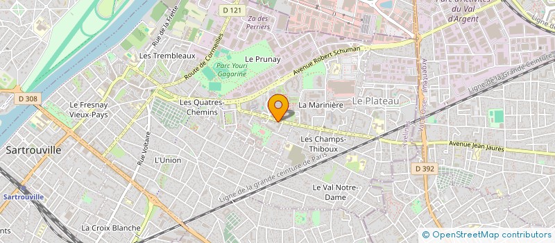 localisation de l'entreprise MADAME NORA AOURAOU à SARTROUVILLE