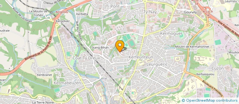 localisation de l'entreprise MADAME NORA ATHMANI à QUIMPER