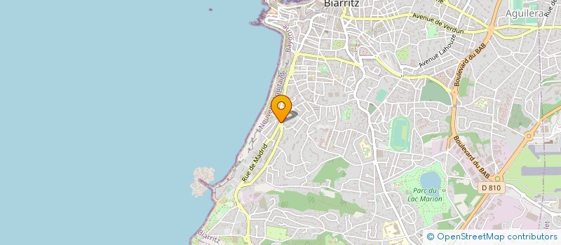 localisation de l'entreprise MADAME NORA AZIZI LEMOAL à BIARRITZ