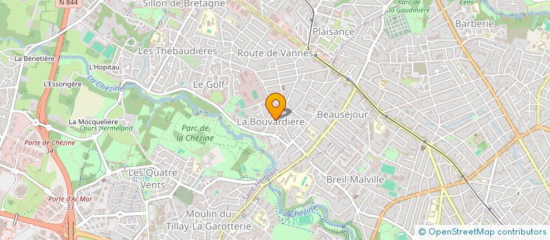 localisation de l'entreprise MADAME NORA BEGAUD  SAINT-HERBLAIN