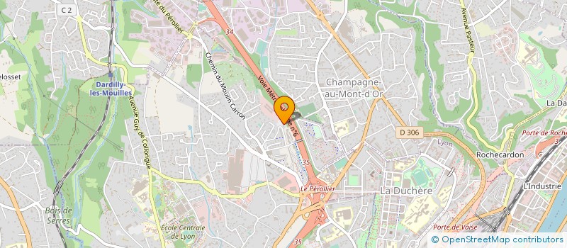 localisation de l'entreprise MADAME NORA BEKHETAR  ECULLY