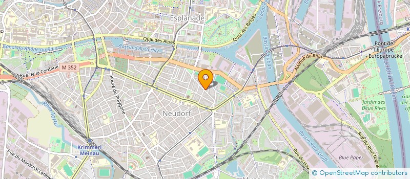 localisation de l'entreprise MADAME NORA BENNOUR à STRASBOURG
