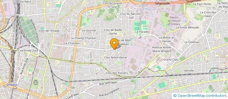 localisation de l'entreprise MADAME NORA BENSAADA à ORLEANS