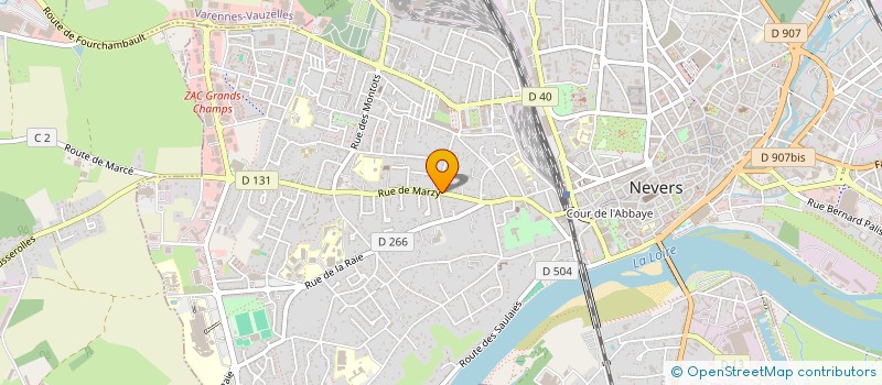 localisation de l'entreprise MADAME NORA BERAUD à NEVERS