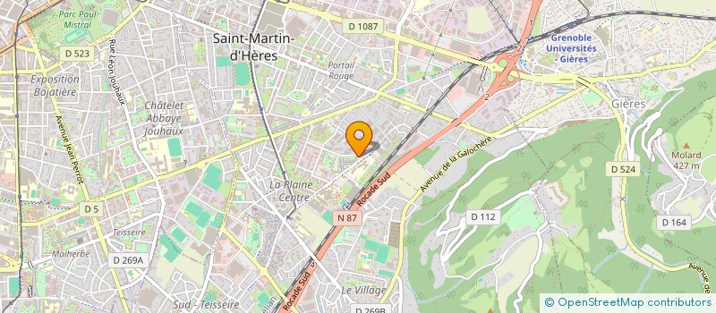 localisation de l'entreprise MADAME NORA BERREBHA à SAINT-MARTIN-D'HERES