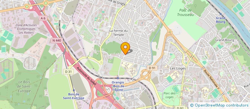 localisation de l'entreprise MADAME NORA BOUFRAINE  RIS-ORANGIS