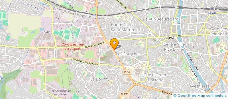 localisation de l'entreprise MADAME NORA BOUKHIAR à LAVAL
