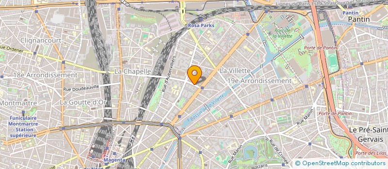 localisation de l'entreprise MADAME NORA BOULOUIZE  PARIS 19